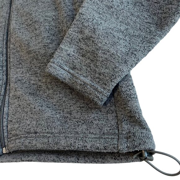 Magellan Knit Jacket Mens Grey Full Zip Lightweight Zip Pockets Collared Size L - Picture 11 of 14